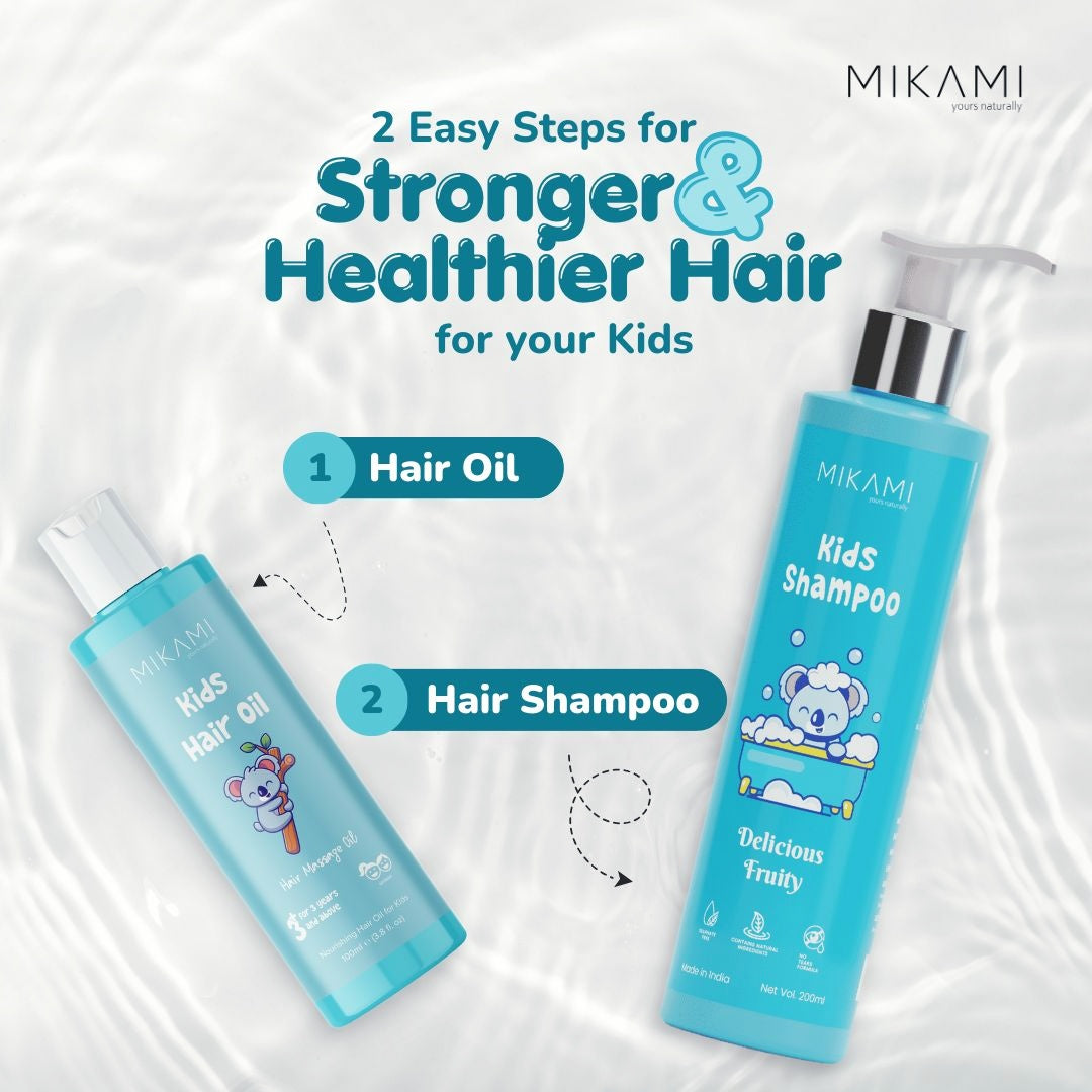 Kids Hair Oil + Shampoo Combo