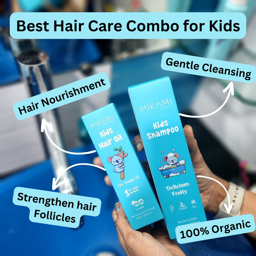 Kids Hair Oil + Shampoo Combo