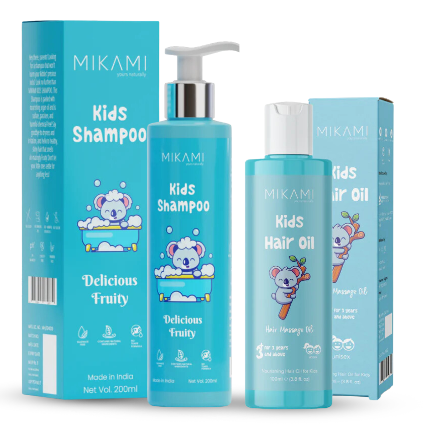 Kids Hair Oil + Shampoo Combo
