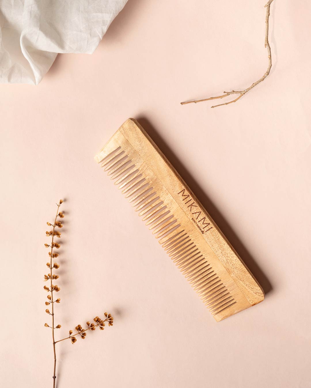 Neem Wooden Comb | Mikami Neem Comb | Mikami India