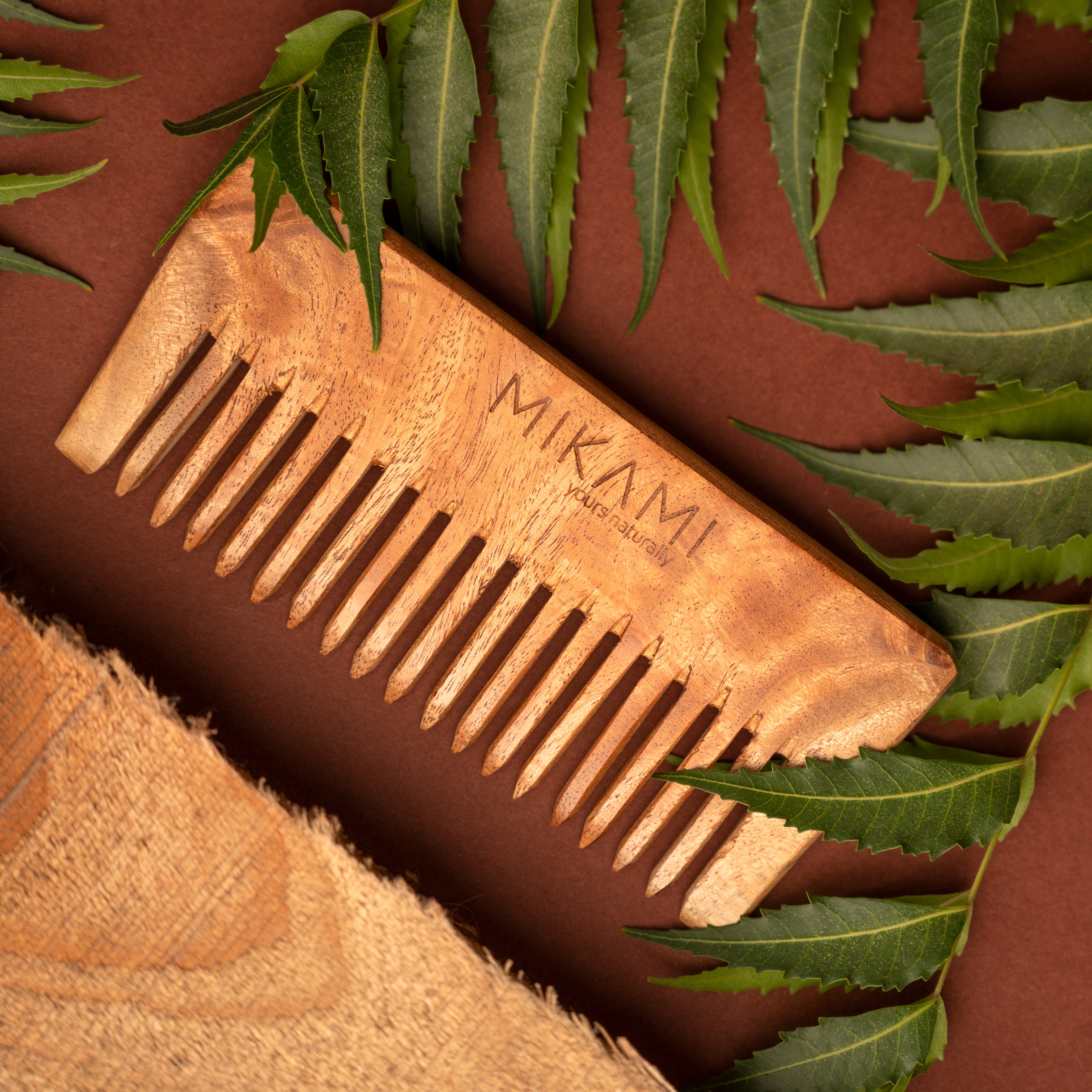 Mini Neem Wooden Comb